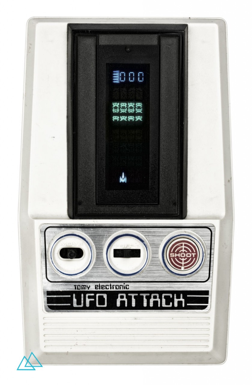 VFD based video game handheld Tomy Electronic UFO Attack